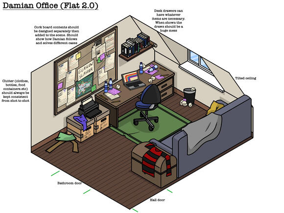 An office layout design